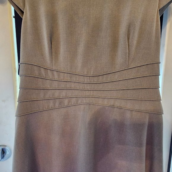 EUC Calvin Klein Grey Sheath Dress - Picture 2 of 7